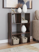 A2Z Furniture - Ashley Furniture - Glosmount Six Cube Organizer - Six Cube Organizer / Cherry/Light Brown - EA1055-3X2